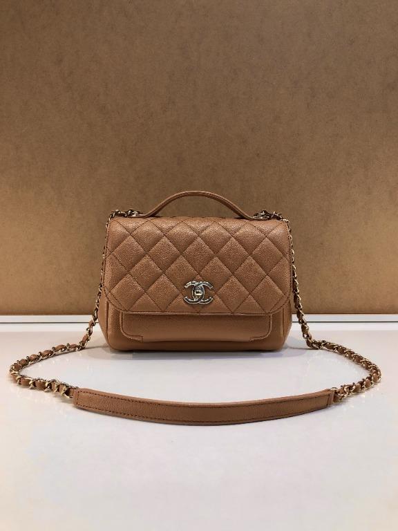 Chanel Business Affinity Flap Caramel Tan Beige Caviar, Luxury, Bags &  Wallets on Carousell