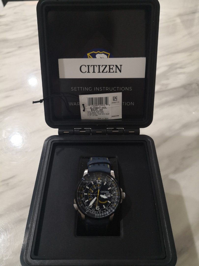 citizen nighthawk setting instructions