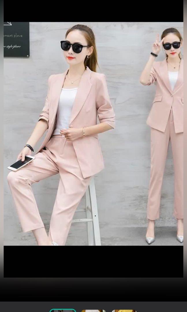 Glamorous Ladies 3-Piece Pants Suit - Pink / 5XL | Formal suits for women,  Pantsuits for women, Woman suit fashion