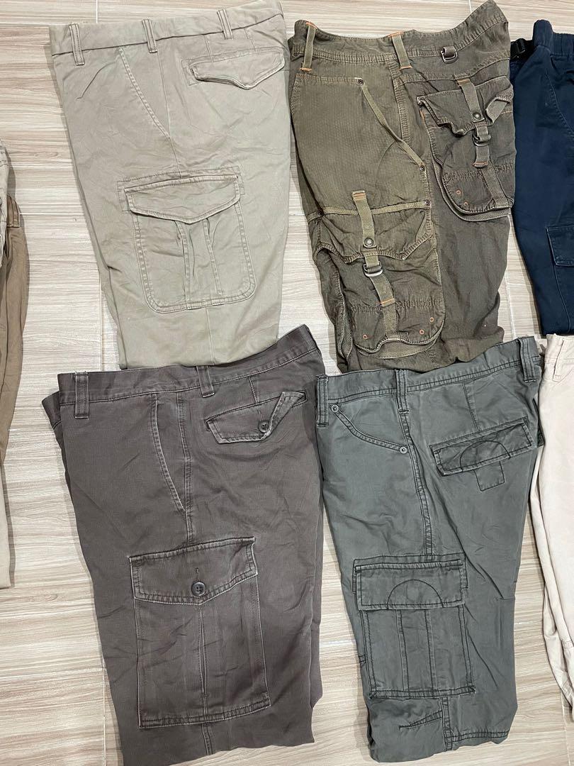 Combo Cargo Pants, Men's Fashion, Bottoms, Trousers on Carousell