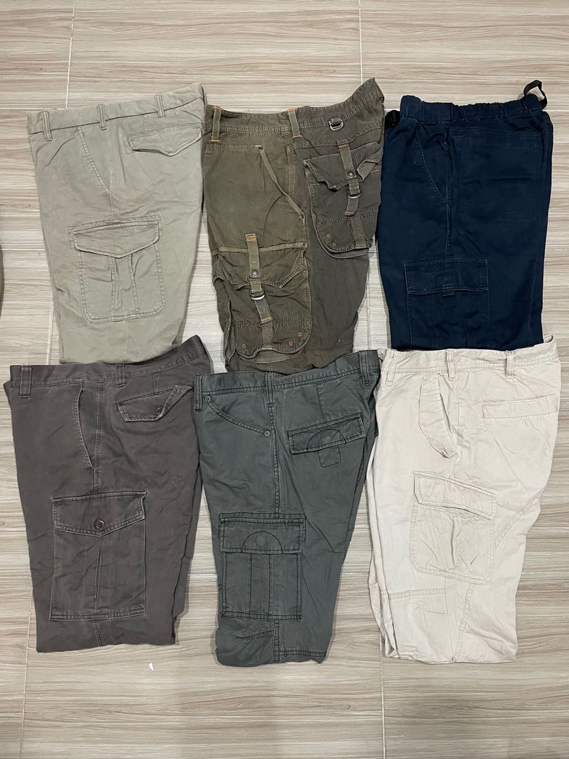 Combo Cargo Pants, Men's Fashion, Bottoms, Trousers on Carousell