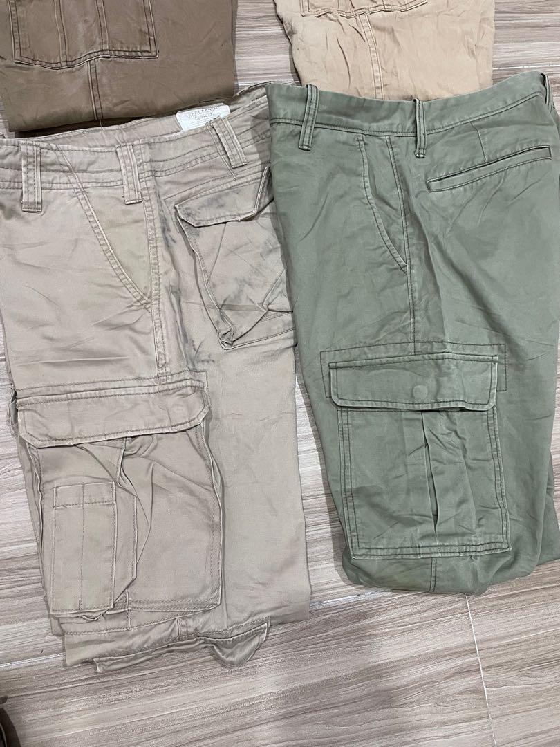 Combo Cargo Pants, Men's Fashion, Bottoms, Trousers on Carousell