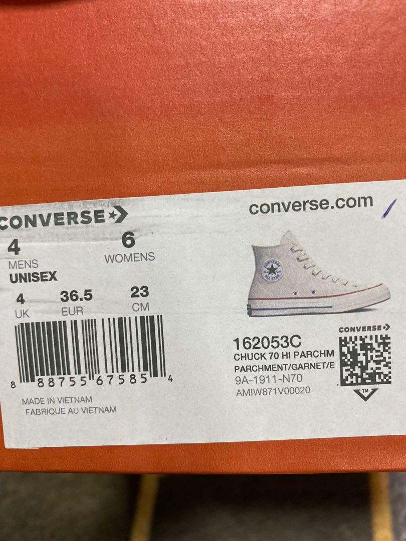 Chuck 7 high cheap top parchment