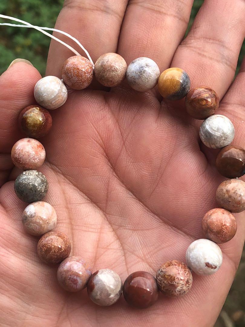 Coral discount jade bracelet