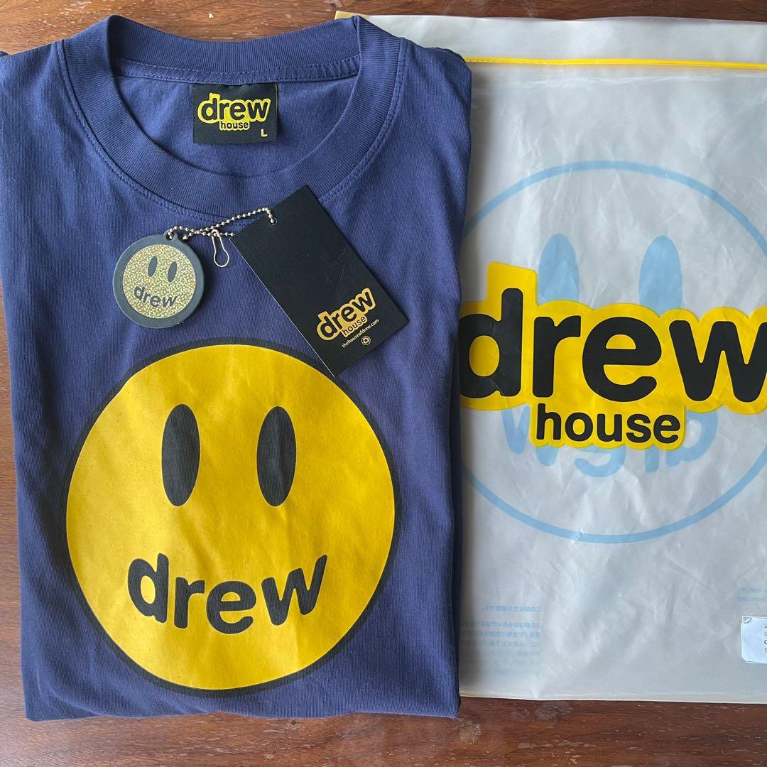 Drew House Mascot Tee (Navy), Men's Fashion, Tops & Sets, Tshirts