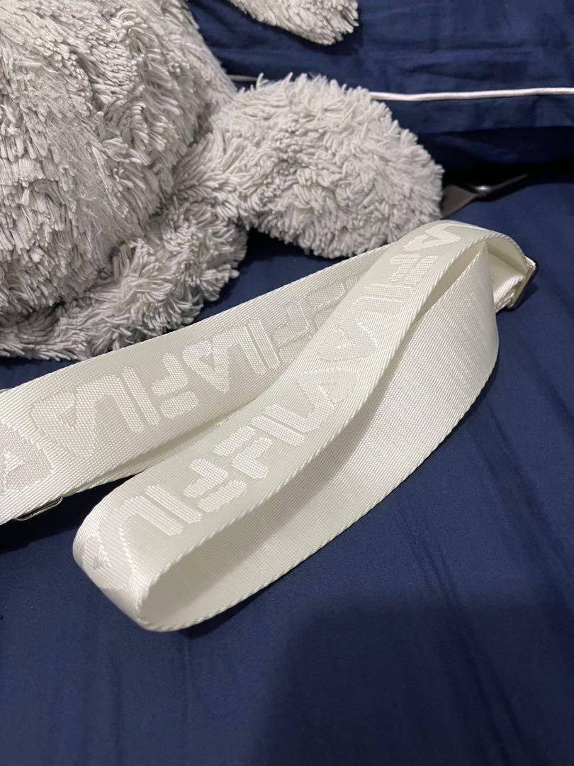 FILA Logo Double Zip Crossbody Bag, Luxury, Bags & Wallets on Carousell