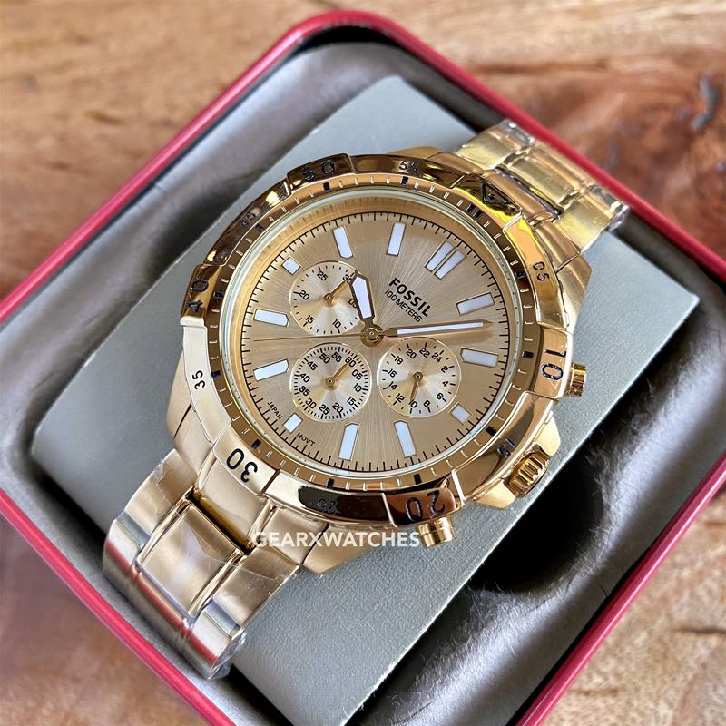 Fossil garrett outlet gold
