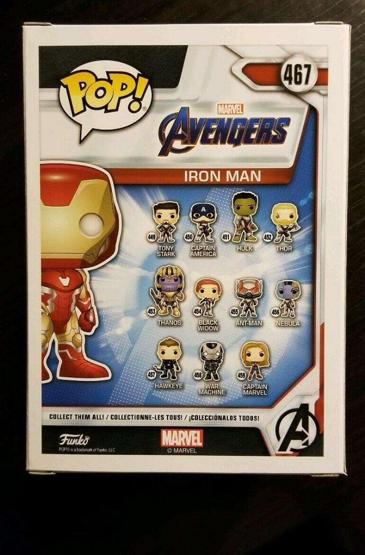 Funko pop iron hotsell man endgame boxlunch