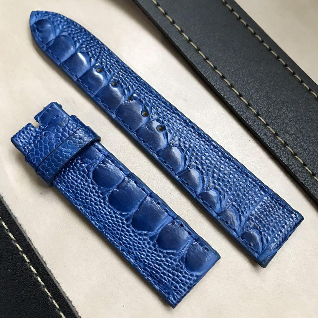 Genuine ostrich watch deals strap