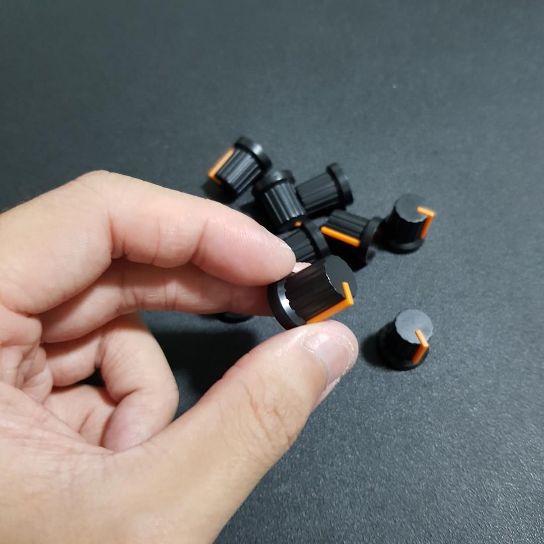 Guitar Pedal Knobs (Category: Musical Instruments) located in Singapore. Submitted by babycotmattress (Listing ID 1088478479, Image 2). Description: Very cute guitar effects pedal knobs. Brand new. Can fit HX Stomp and most other pedals that have standard pot sizes. Each for $0.40..