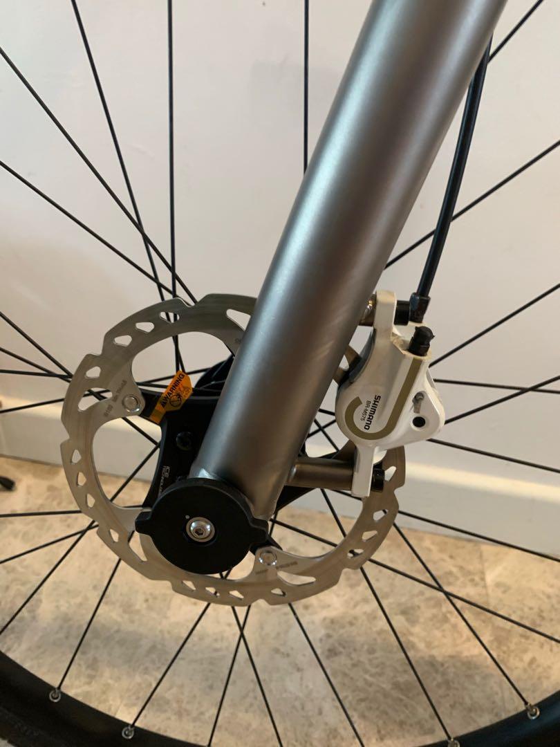 HELIX TITANIUM FOLDING BIKE! Fully upgraded including hydraulic disc brakes & SRAM XX1! Ultra