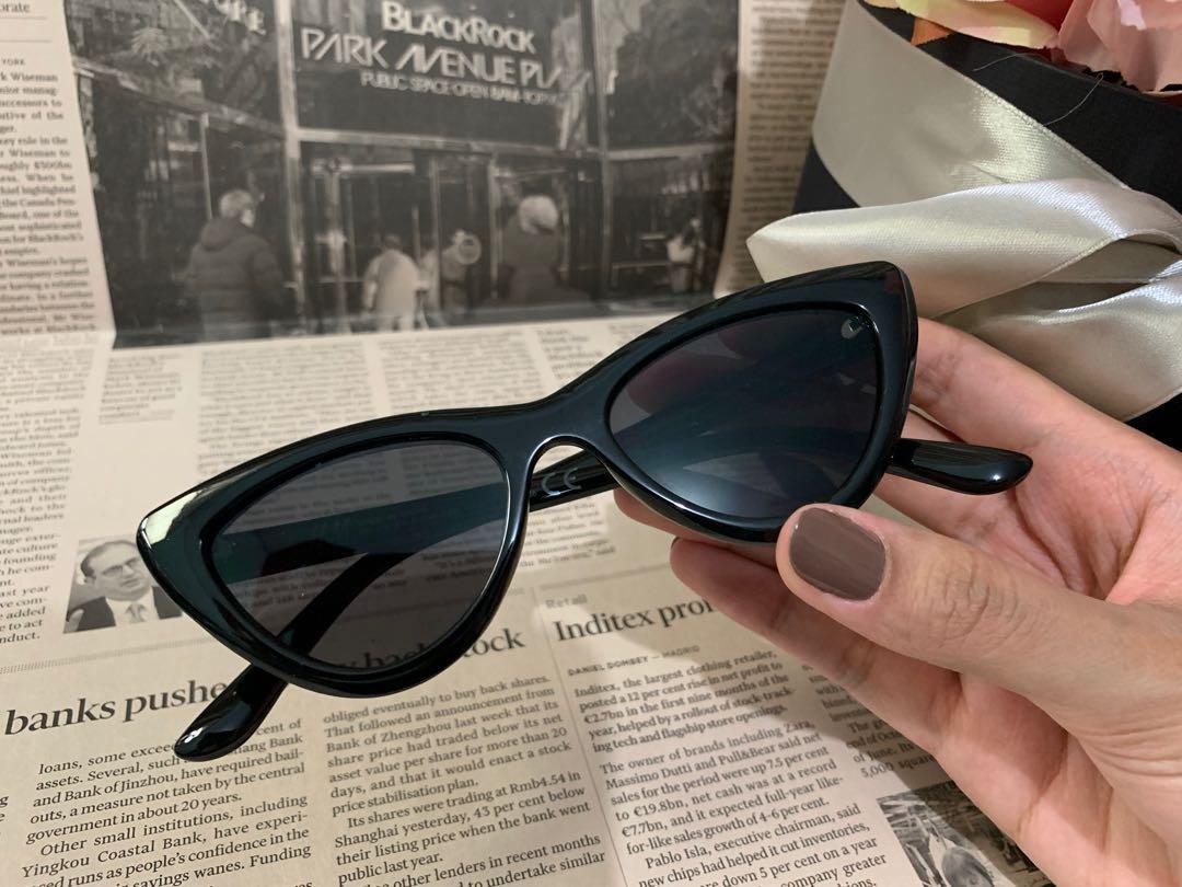 Black cat eye sunglasses h&m Clearance