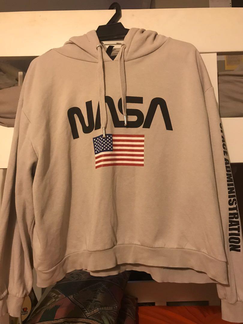 Nasa hoodie crop top new arrivals