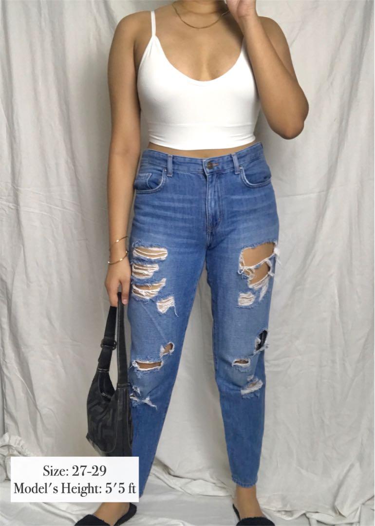 hm ripped jeans