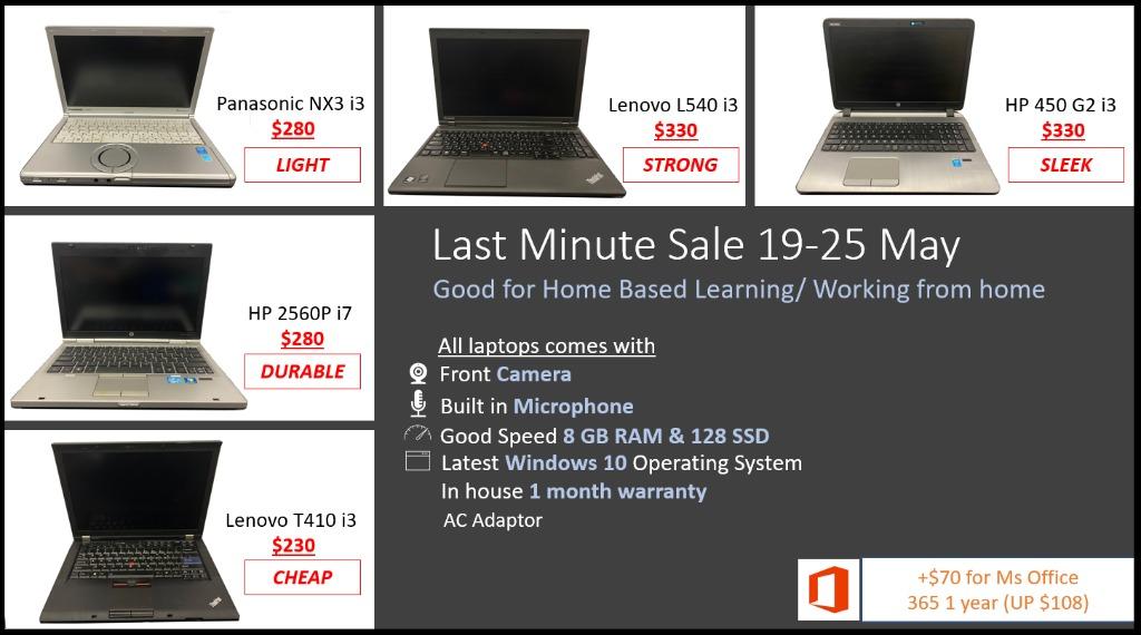 Laptops (Lenovo Dell Hp) home based learning, Computers & Tech, Laptops &  Notebooks on Carousell