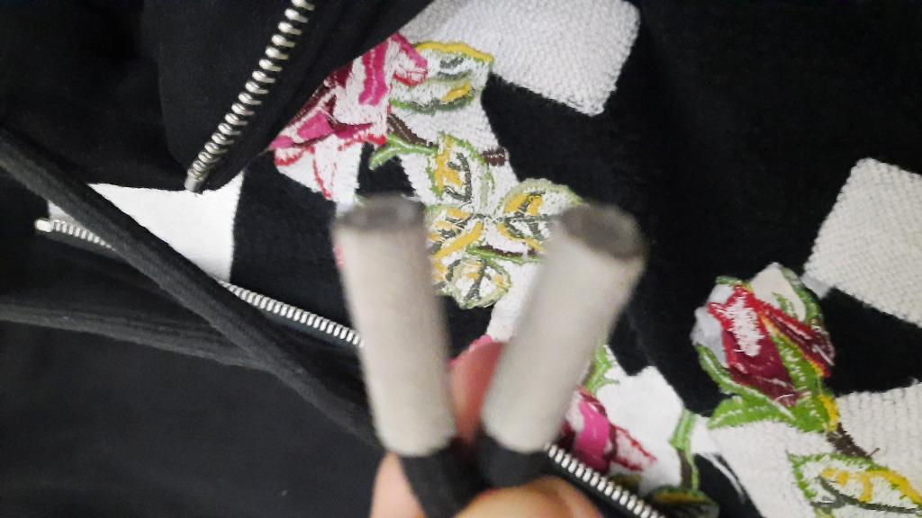 Off white store black rose hoodie