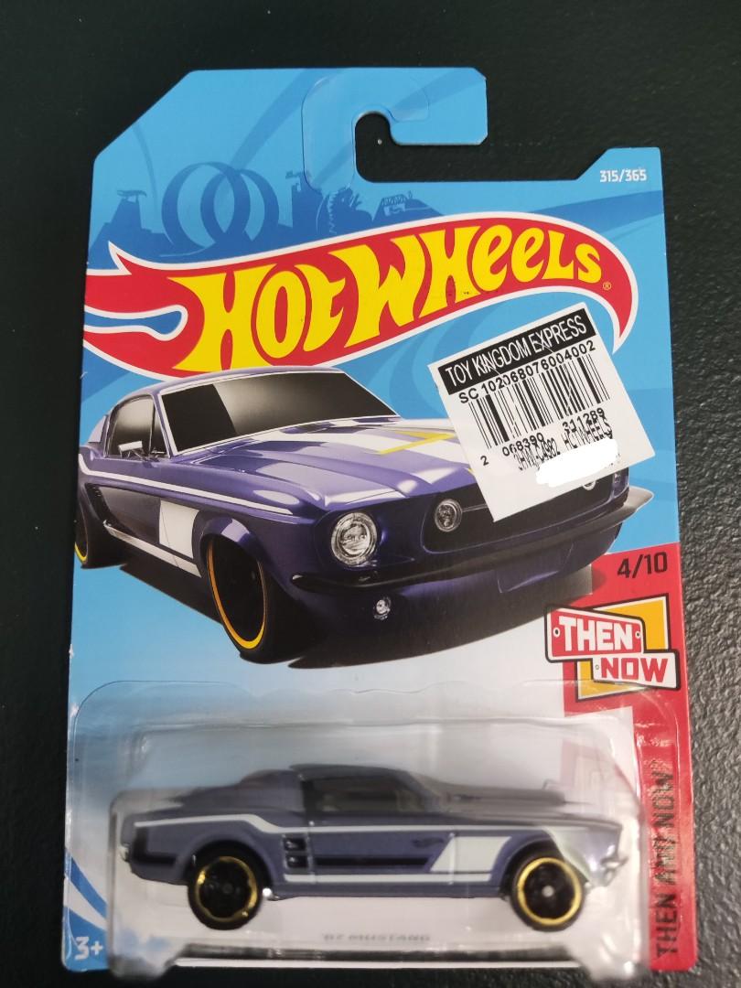 Hot wheels 67 clearance mustang then and now