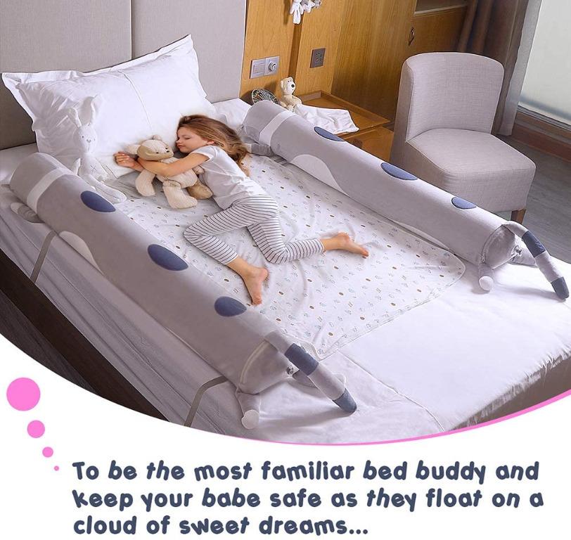 Inflatable bed bumpers top