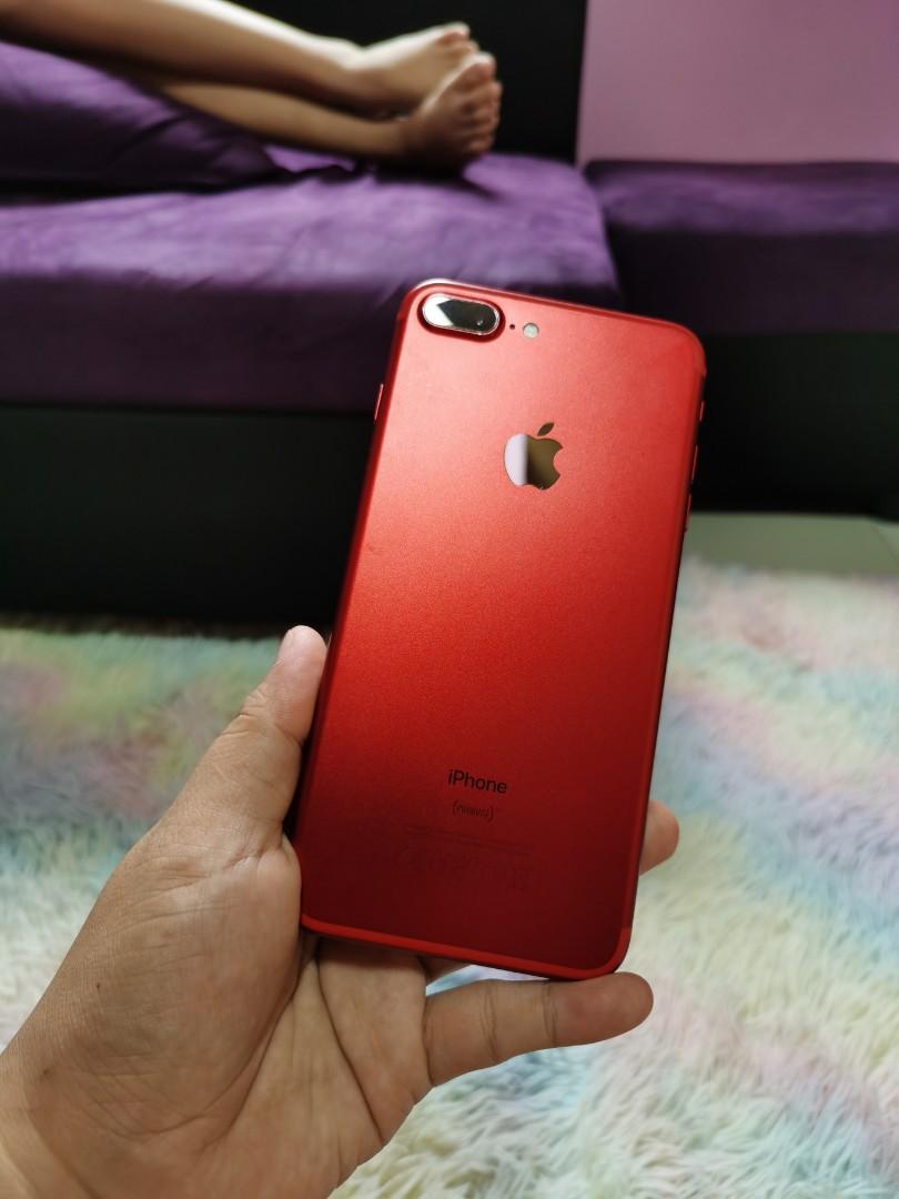 Iphone 7 Plus 128gb Factory Unlocked Red Edition Mobile Phones Gadgets Mobile Phones Iphone Iphone 7 Series On Carousell