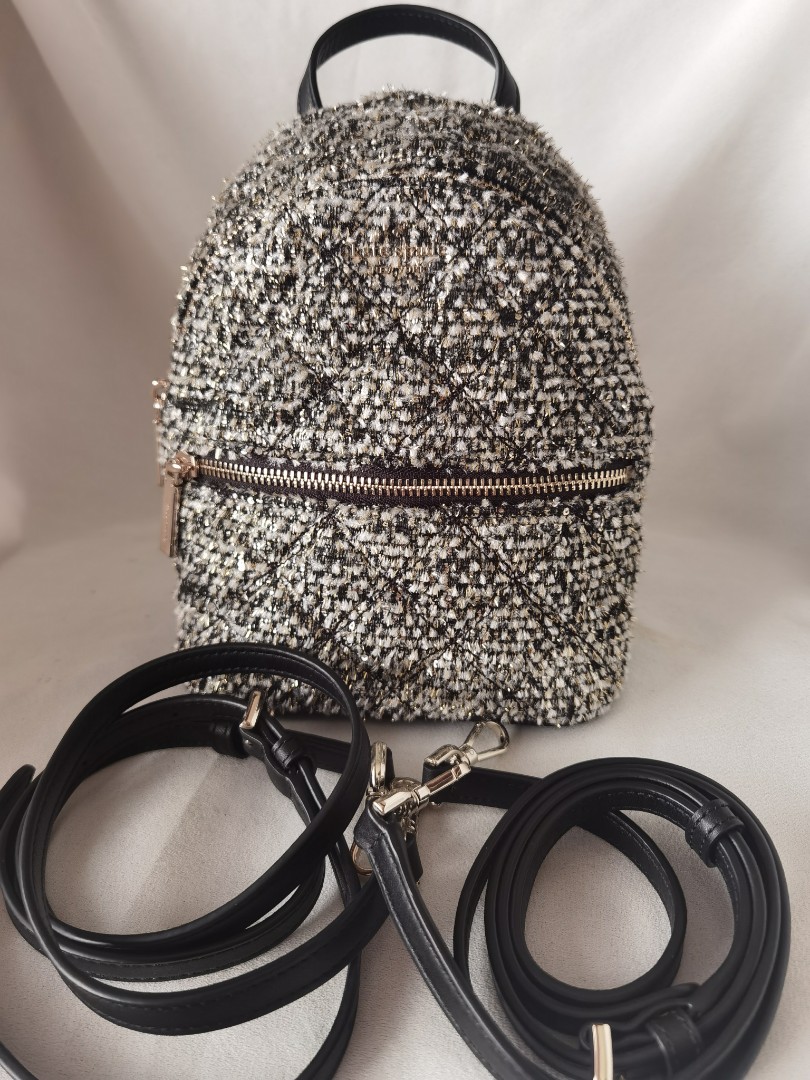 kate spade tweed backpack