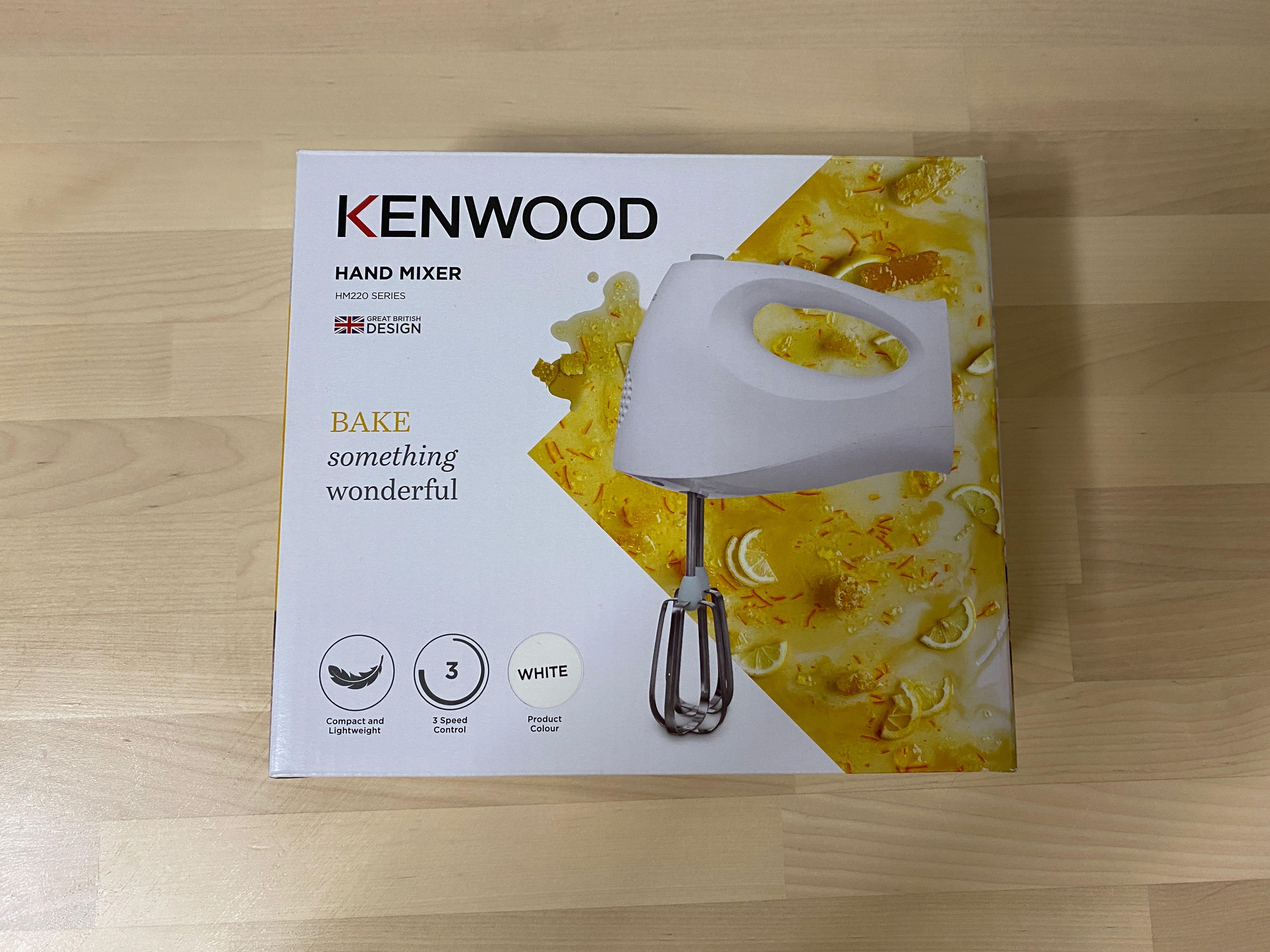 Kenwood 攪拌器 Hand Mixer HM220 Series (全新 Brand New 100), 家庭電器, 廚房電器