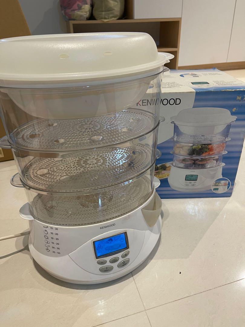Kenwood FS460 900W 3 tier electronic food steamer, TV & Home Appliances, Kitchen Appliances