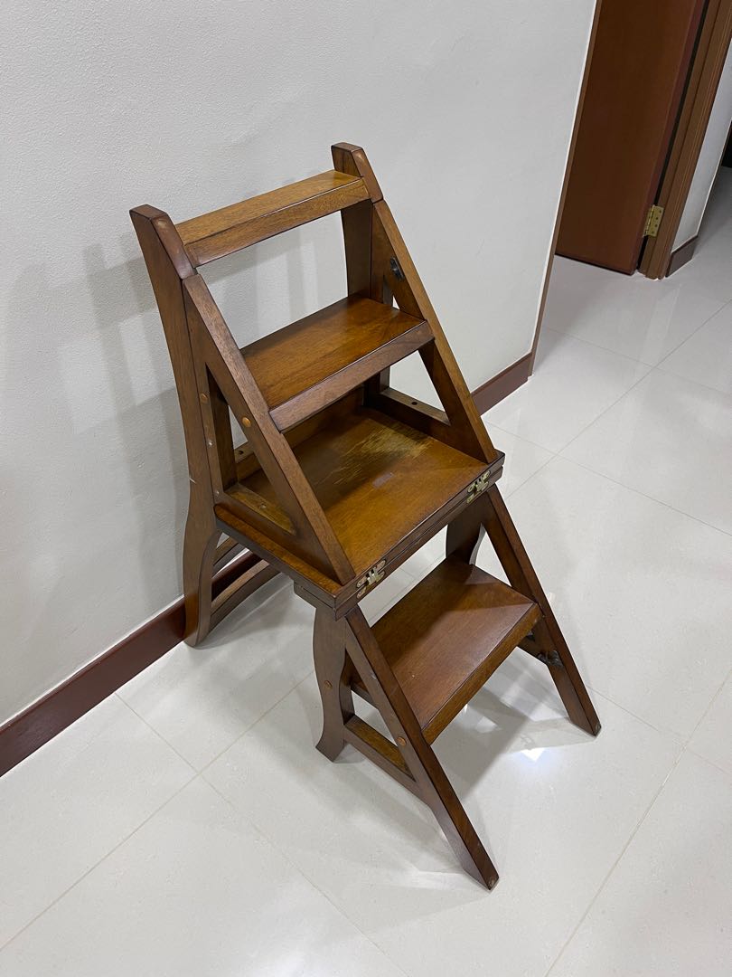 library step ladder chair