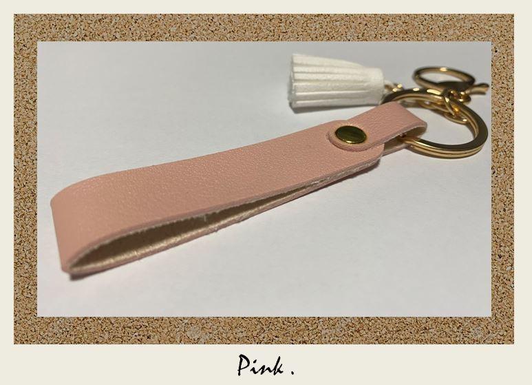 PERSONALIZED LEATHER STRAP KEYCHAIN Customized with Name (Series 1