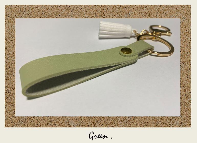 PERSONALIZED LEATHER STRAP KEYCHAIN Customized with Name (Series 1