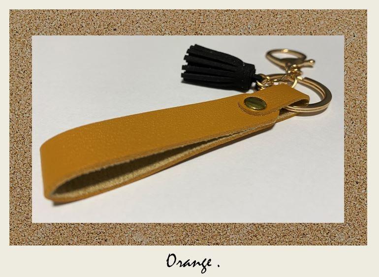 PERSONALIZED LEATHER STRAP KEYCHAIN Customized with Name (Series 1