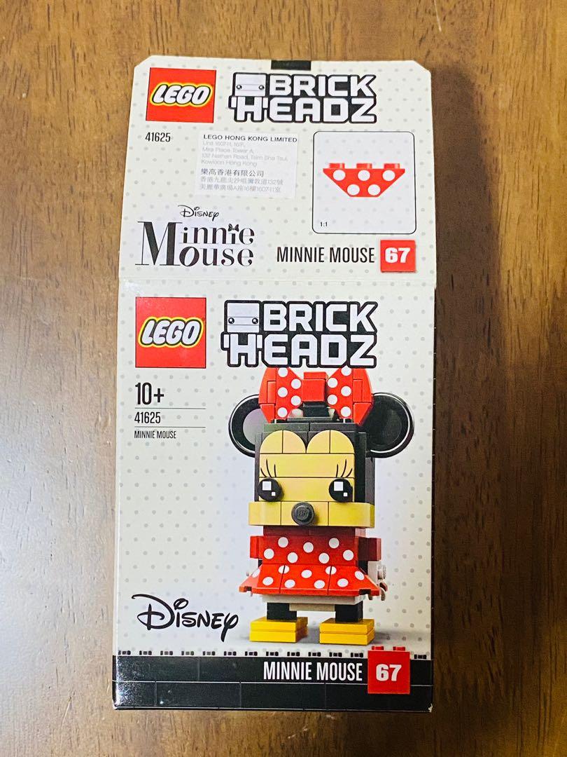 Lego brickheadz disney minnie 41625 已開盒，但未拆袋，合自用, 興趣