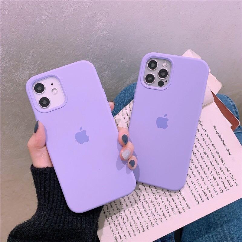 Purple Amethyst Iphone 12 Silicone 12 Pro Max 12mini 11 Pro Max 7 8 Plus X Xs Max Xr 6s 6 Liquid Silicone Phone Case Newest Hottest Colour Mobile Phones