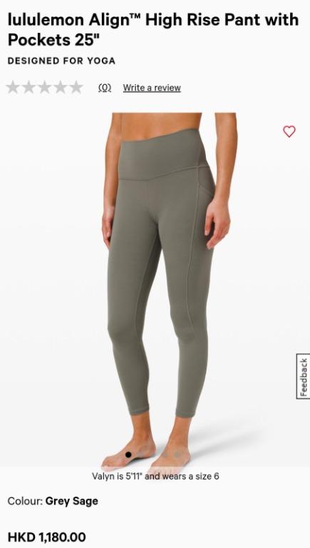Lululemon Align™ High-Rise Pant with Pockets 25