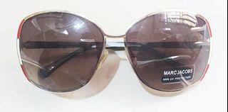 Marc Jacobs Vintage Aviator Sunglasses Metal Metalic Red and White Not GUCCI Chanel LV