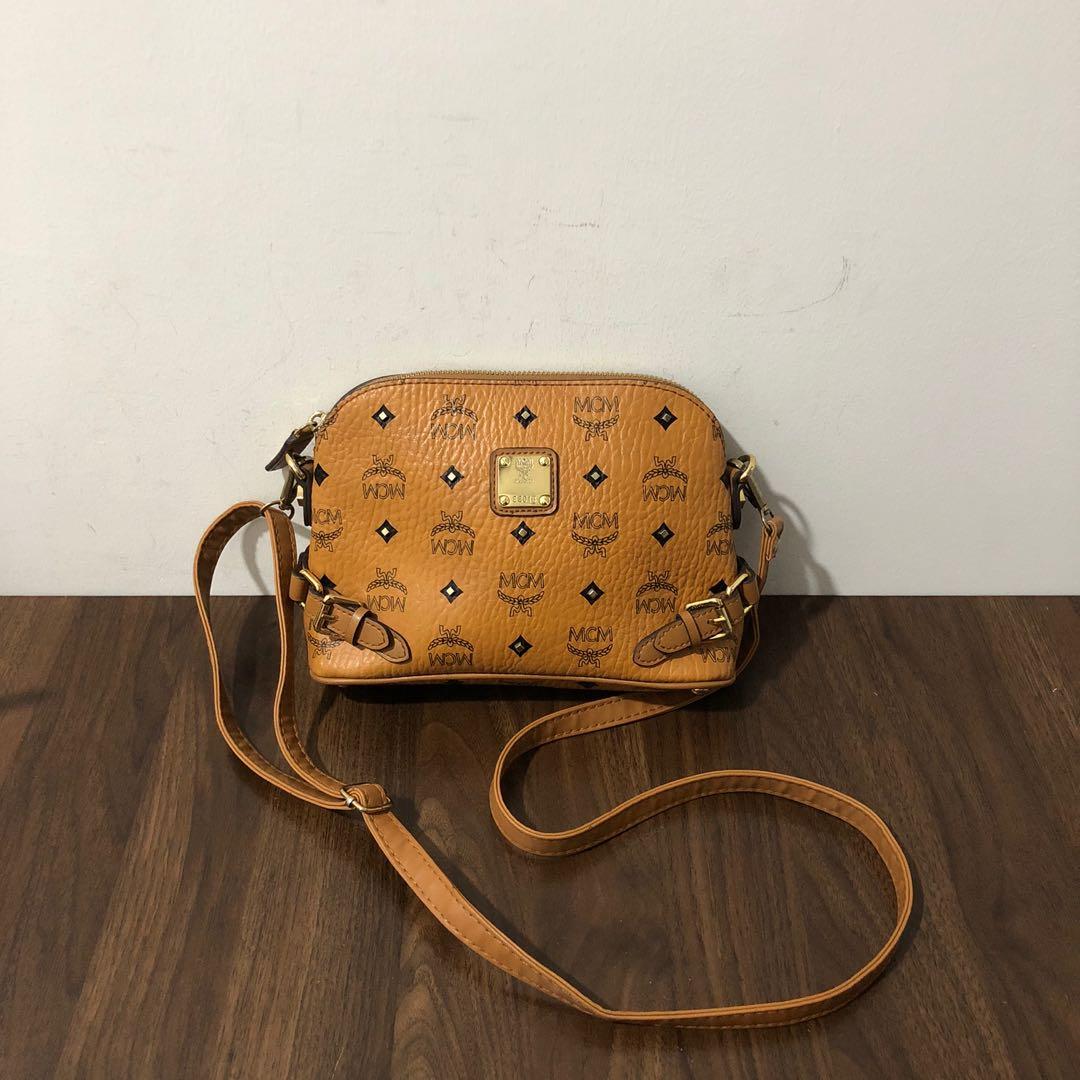 MCM Sling Bag, Luxury, Bags & Wallets on Carousell