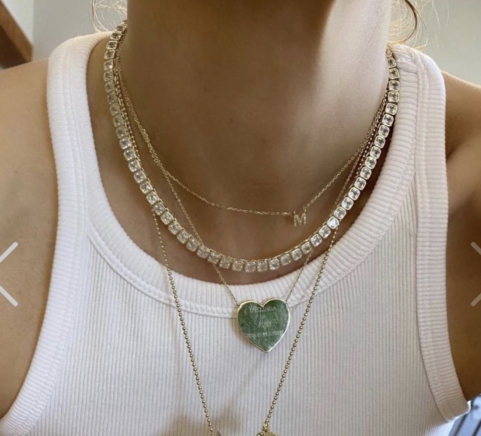 Melinda maria outlet heart necklace