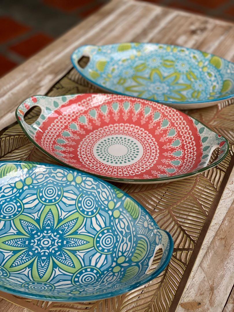 Moroccan inspired serving dish
