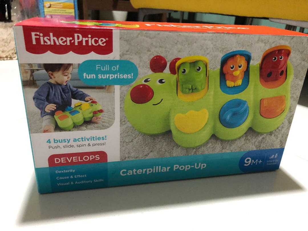 NEW Fisher & Price Caterpillar Pop up Toy, Babies & Kids, Infant