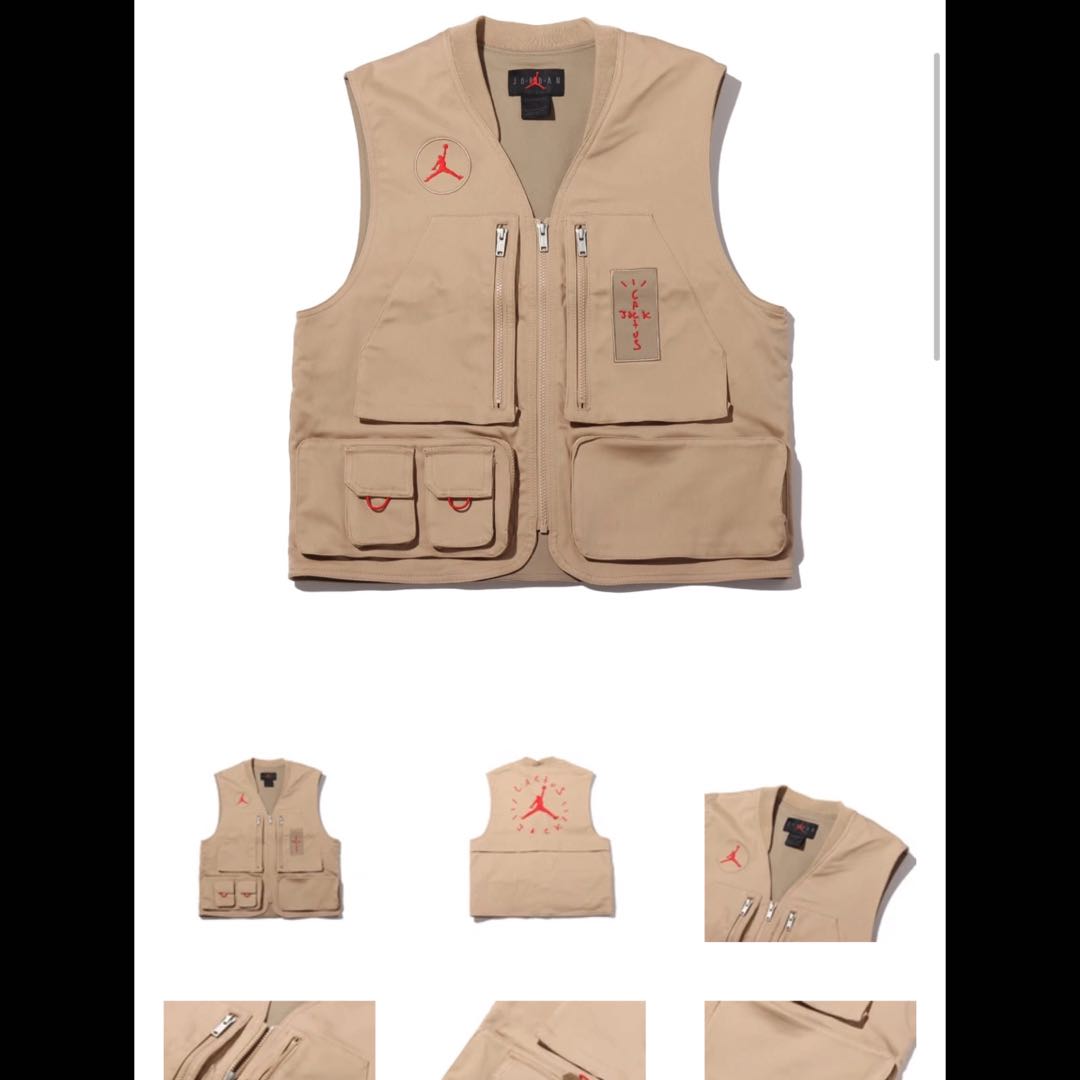 Air Jordan x Cactus Jack Utility Vest www.arenalounge.pt