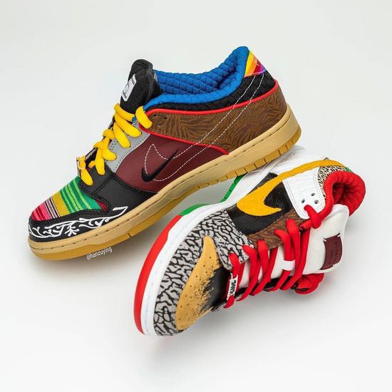 Nike SB Dunk Low What The P-Rod, 男裝, 鞋, 波鞋- Carousell