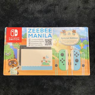 Nintendo Switch V2 Animal Crossing Edition Acnh Video Gaming Video Game Consoles Nintendo On Carousell