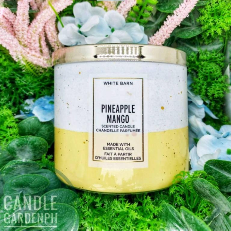 Bath & Body Works Pineapple Mango 1 Wick Scented Jar Candle 7 oz 