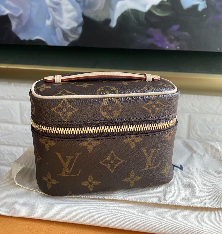 Lv nice nano toiletry pouch, Luxury, Bags & Wallets on Carousell