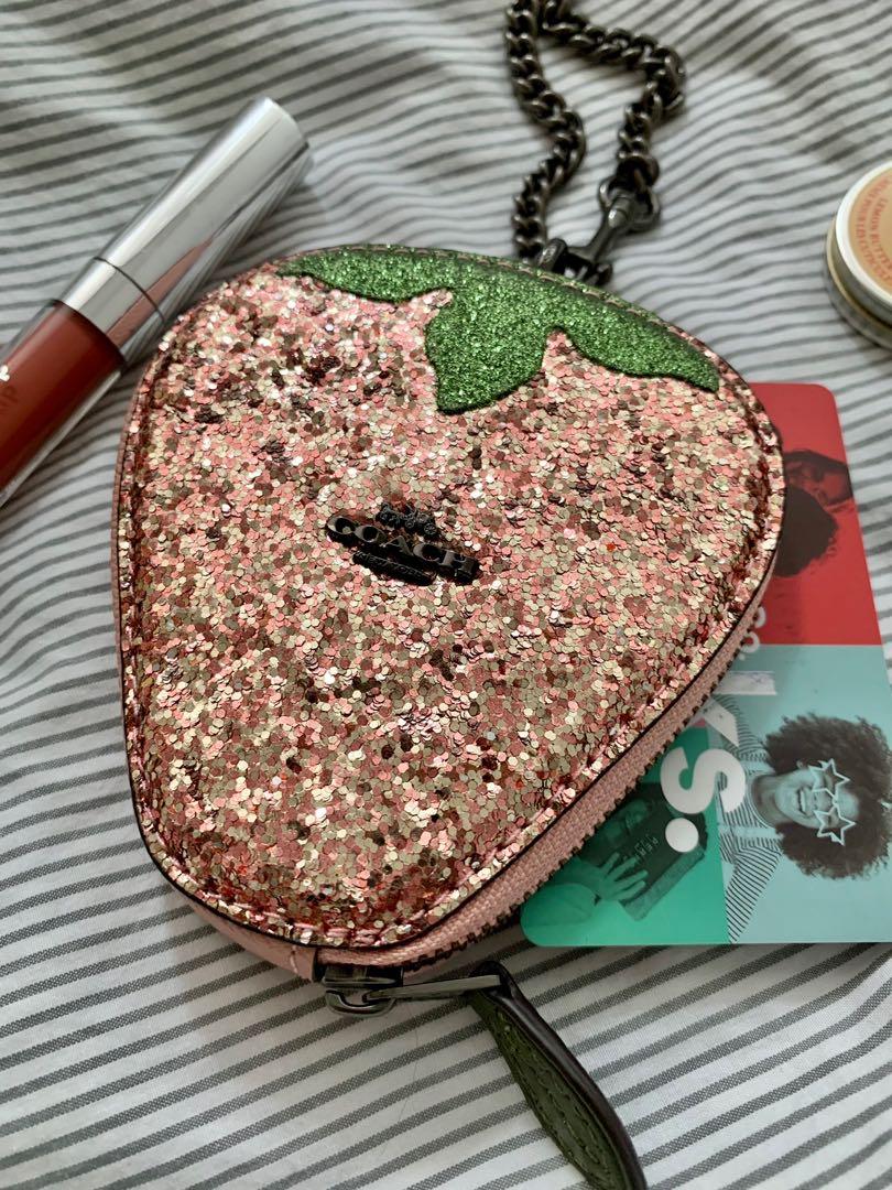 Coach glitter purse deals