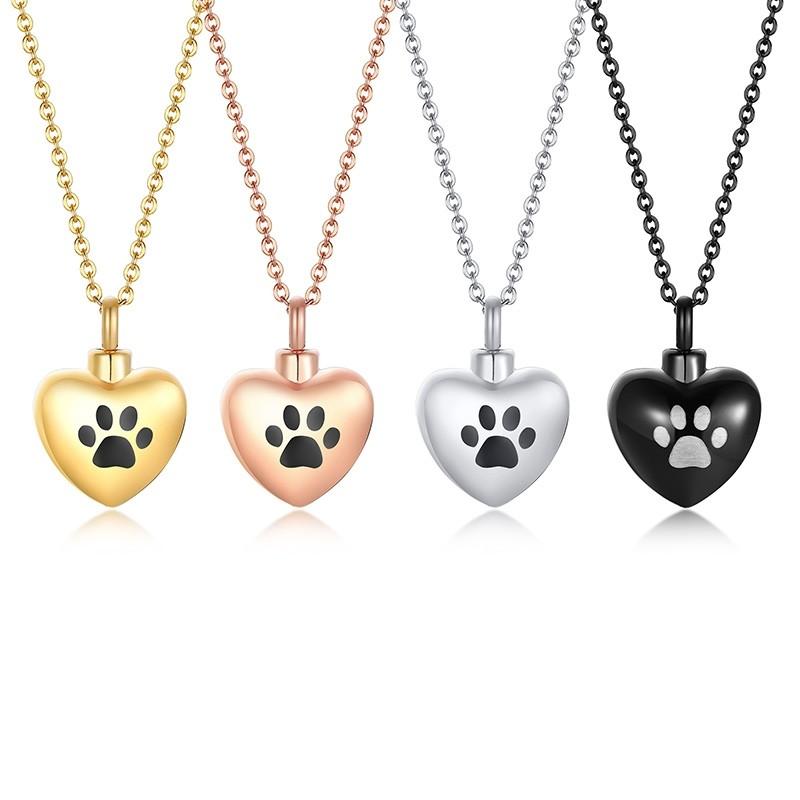Paw print locket for ashes Clearance