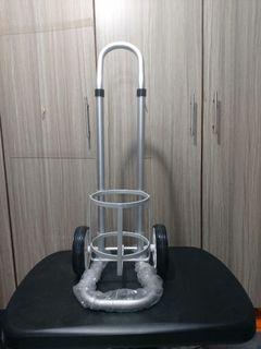 Portable Oxygen Cart Aluminum Trolley Carrier 
With Freebies
