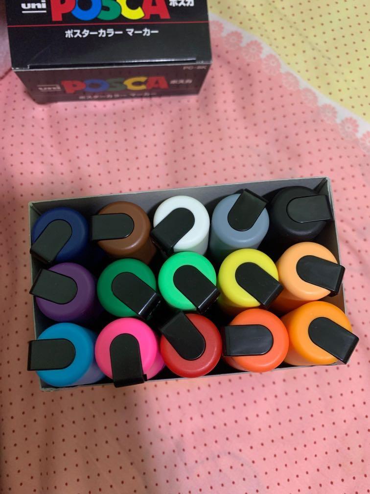 POSCA Paint Pens 15 set, Hobbies & Toys, Stationery & Craft, Stationery & School Supplies on