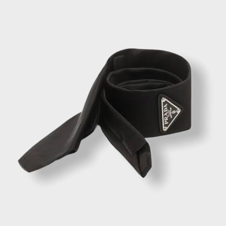 Prada Necktie Nylon Gabardine (Preorder) (Category: Luxury Accessories) located in Manila. Submitted by designerarchives.ph (Listing ID 1088488314, Image 2). Description: No box! Just the tie Our shop is trusted by celebrities. - 1-2 weeks preorder - Downpayment is required - Buyer will shoulder the shipping I also have prada bolo neckties!.