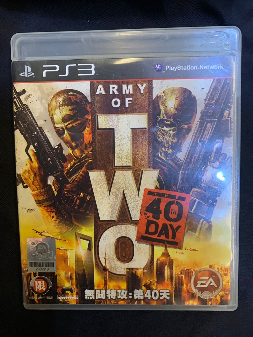 Ps3 正版army Of Two The 40th Day 無間特攻第40天 電玩 電玩遊戲在旋轉拍賣