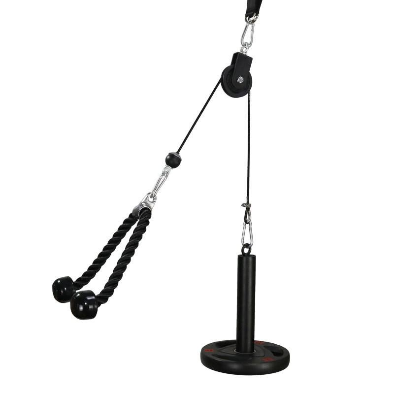 Pulley cable sales machine attachment system